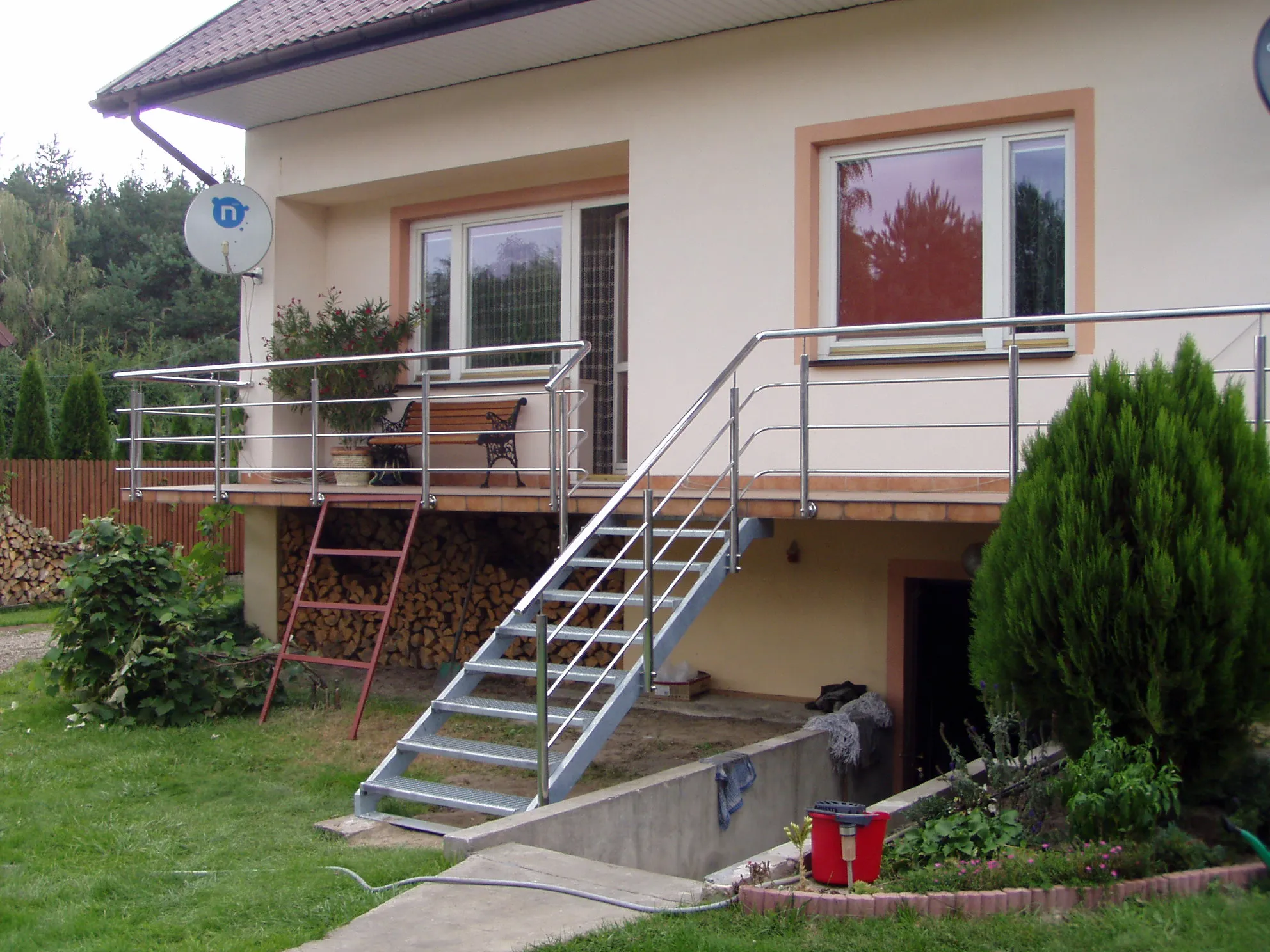 Glass railings