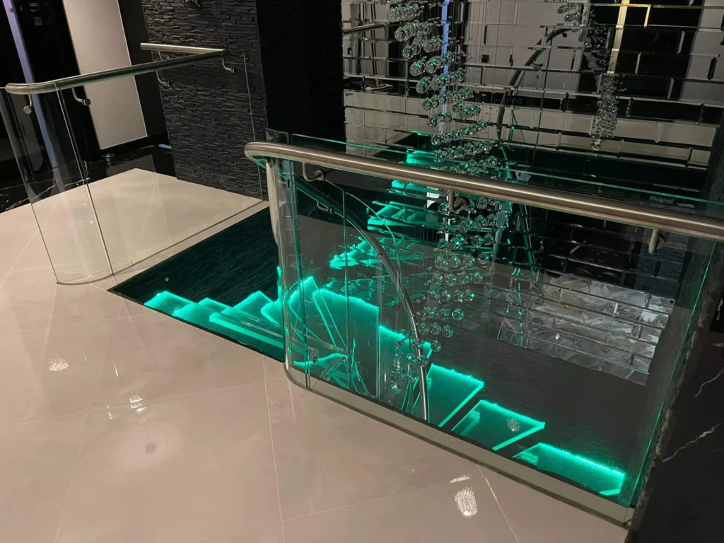 Glass railings